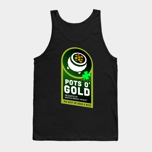 Deep Rock Galactic Pots O' Gold from the Abyss Bar Tank Top by Arnieduke